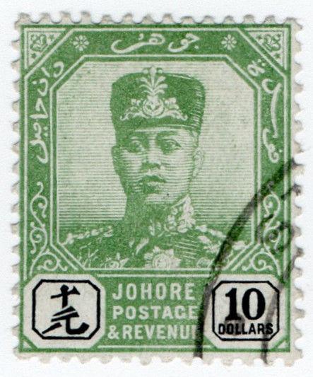 (I.B) Malaya States Revenue : Johore Duty $10