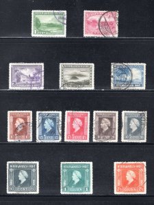 Netherlands Indies #250-262  VF, Used, Complete Set, CV $3.85 ....  4220129