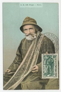 Maximum card France 1943 Fisherman - Marine Show