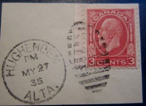 Canada #197 CDS Cancel Hughenden, AB  {ebhs62}