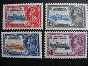 Somaliland Protectorate KGV Silver Jubilee Sc 77-80 MH, check them out!