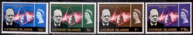 Cayman Islands 1966 SC# 176-9 Churchill MNH-OG E35