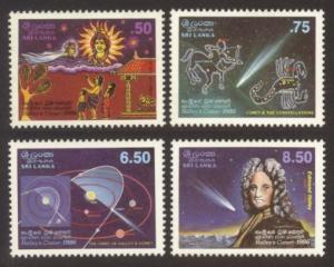 Sri Lanka Sc# 782-5 MNH Halley's Comet