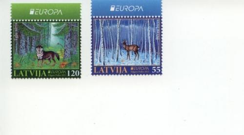 2011 Latvia Forests - Europa Set of 2 (Scott 779-80) MNH