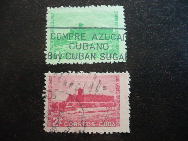 Stamps - Cuba - Scott# 433-434 - Used Set of 2 Stamps