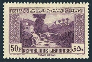 Lebanon 143C, MNH. Michel 218. Dog River panorama, 1940. 