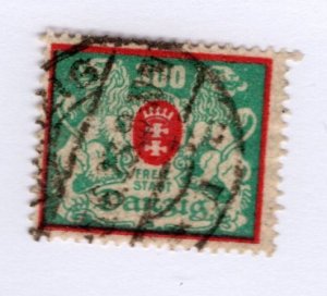 Danzig #118 Used - Stamp - CAT VALUE $2.75