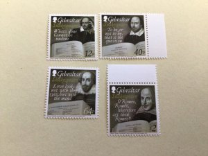 Gibraltar 2014 William Shakespeare mint never hinged  stamps  A14074