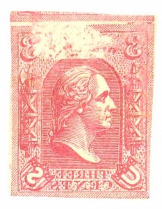 Scott #79-E8a - 3c Light Red - Loewenberg Decalcomania - Essay