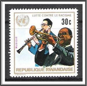 Rwanda #487 Fight Racism MNH