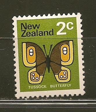 New Zealand 440 Tussock Butterfly Mint Hinged