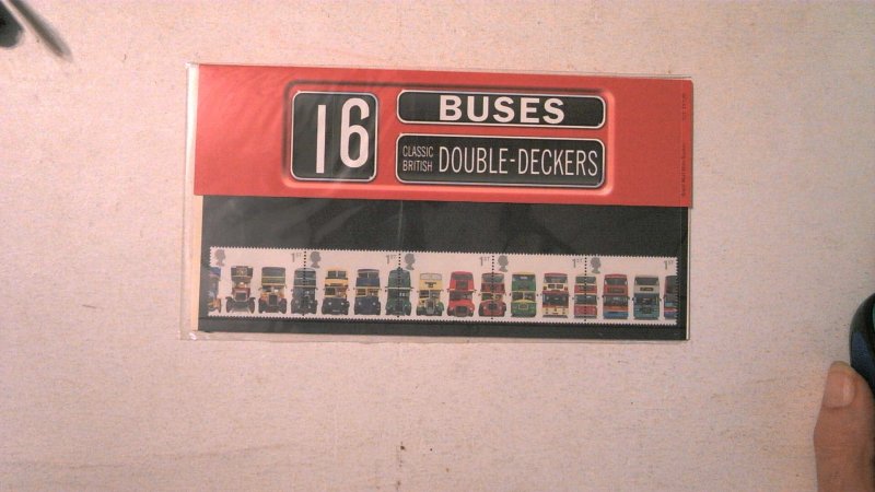 GREAT BRITAIN PRESENTATION PACK MNH: DOUBLE DECKER BUSES