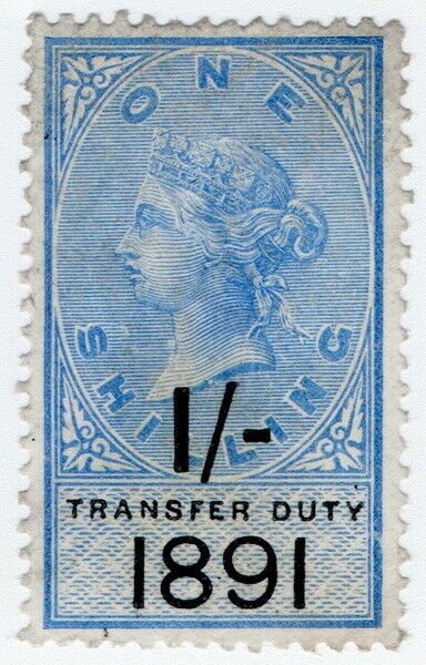 (I.B) QV Revenue : Transfer Duty 1/- (1891)