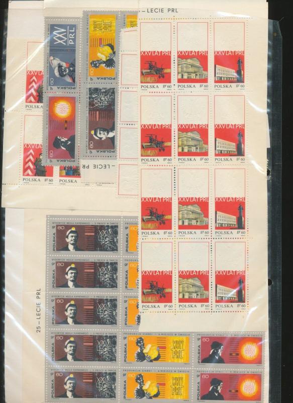 POLAND 1960s/70s Sport Space Wildlife MNH(Appx 400+Stamps) (Ref Ac1401