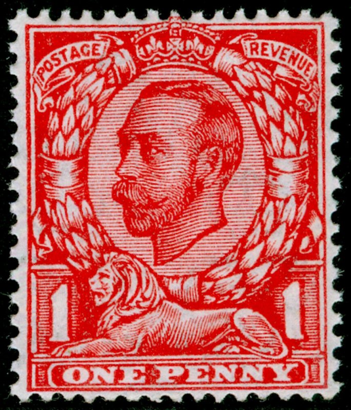 SG349 SPEC N13(2), 1d brt scarlet, NH MINT. Cat £28. WMK ROYAL CYPHER (MULTIPLE)
