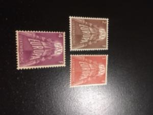 Luxembourg stamp sc 329-331 MH comp set