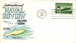 #1091 International Naval Review - Fluegel Cachet 