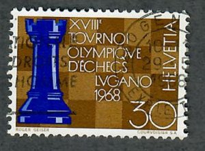 Switzerland #489 used single