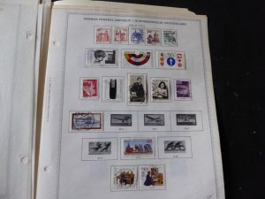 Germany 1971-1980 Stamp Collection on Album Pages