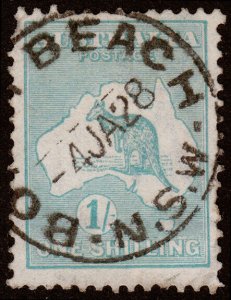 Australia Scott 10, Blue Green (1913) Used F, CV $22.50 M