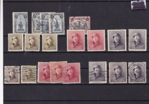 belgium  mounted mint+used stamps ref 12586