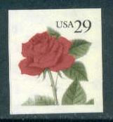 2490 29c Red Rose Fine MNH BPS