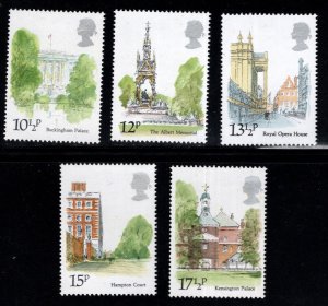 Great Britain Scott 910-14 MNH** 1980 Garden set of 5 all