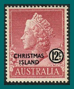 Christmas Island 1958 Queen Elizabeth, mint #7,SG7