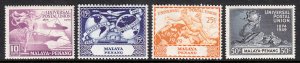 Malaya (Penang) - Scott #23-26 - MH - Thin #25 - SCV $5.10