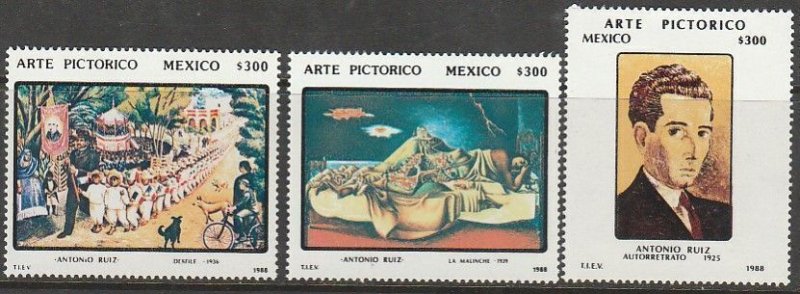 MEXICO 1571-1573, ANTONIO M. RUIZ, PAINTER, MINT, NH. VF.