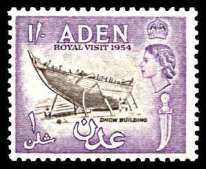 Aden 62, MNH, Royal Visit of Queen Elizabeth II