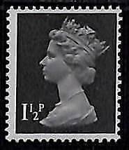 ZA0003o - GREAT BRITAIN - STAMP - SG# X848y  NO PHOSPHOROUS  Mint MNH