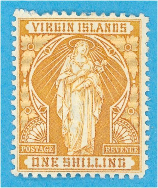 BRITISH VIRGIN ISLANDS 27  MINT HINGED OG * NO FAULTS VERY FINE! - APA