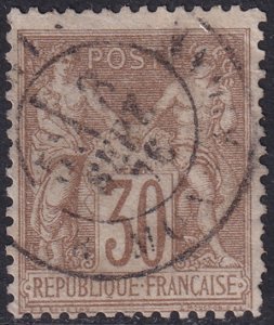 France 1876 Sc 73 used