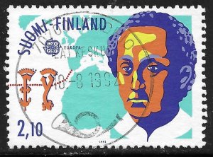 Finland #885 2.10m Europa - Columbus and Map of Europe