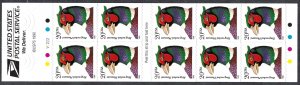 United States #3050a 20¢ Ring-Necked Pheasant (1998). Pane of 10. MNH