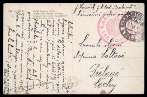 Austria 1916 WWI Navy Ship SMS Trabant Feldpost Cover Pola Croatia 93591