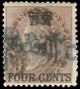 Straits Settlements Scott 1-9 Gibbons 1-9 Used Set of Stamps