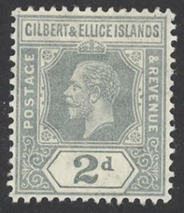 Gilbert & Ellice Islands Sc# 16 MH 1916 2p King George V