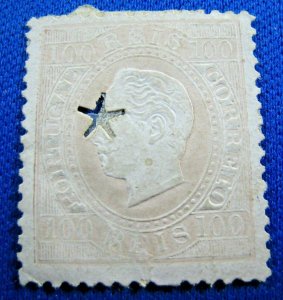 PORTUGAL 1871  -  SCOTT # 35   USED    (V2p1)