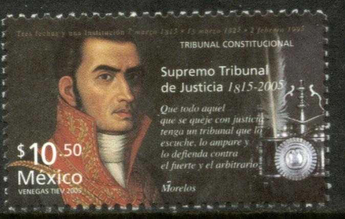 MEXICO 2478 Judicial Anniversaries - Jose Ma. Morelos. MNH