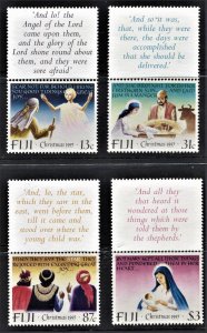 00iji #801-804 Christmas Set of 4 Issue with Labels MNH CV$12.00