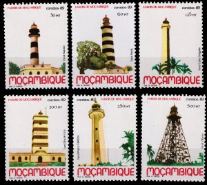 MOZAMBIQUE - 1989 - Mi.1172/77 Lighthouses - complete set - Mint OGNH**