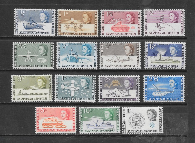 BRITISH ANTARCTIC TERRITORY - CLEARANCE SALE #1-15 MNH