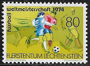 Liechtenstein #549 MNH Stamp - World Cup Soccer