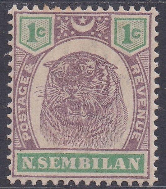 NEGRI SEMBILAN 1895 TIGER 1C 