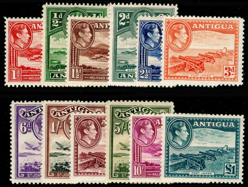 ANTIGUA SG98-109, COMPLETE SET, LH MINT. Cat £130.