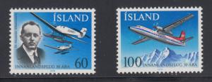 Iceland    #508-09     mnh     cat $1.10