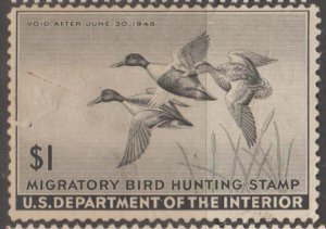 U.S. Scott #RW12 Duck Stamp - Mint Single - IND