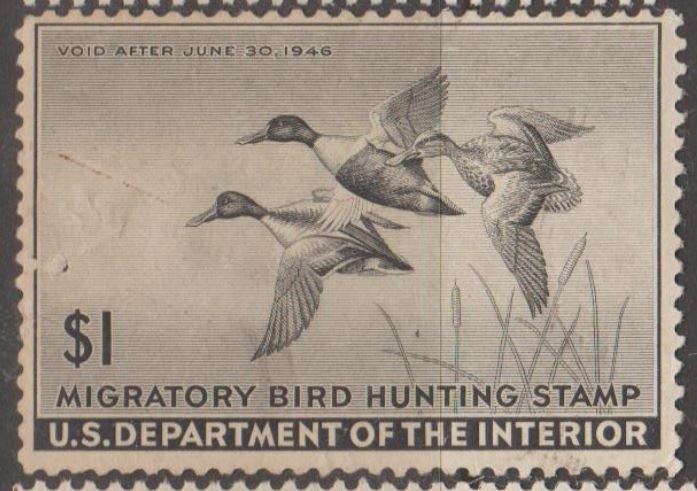 U.S. Scott #RW12 Duck Stamp - Mint Single - IND